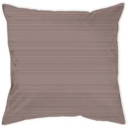 Kissenbezug CURT BAUER "Bente", braun (chocolate), B:80cm L:80cm, Mako-Brokat-Satin, Obermaterial: 100% Baumwolle, Kissenbezüge, Erscheinungsbild einer Mélange