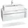 Vladon WASCHBECKENUNTERSCHRANK Aloha Absetzungen in Eiche sägerau