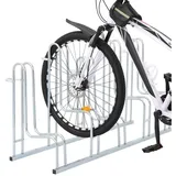 vidaXL Fahrradständer für 5 Fahrräder Freistehend Verzinkter Stahl