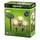 ez solar Solar LED Lotusblume 3er Set schwarz