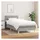 vidaXL Boxspringbett 100 x 200 cm Hellgrau