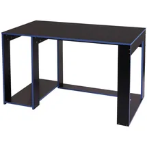 MCW Schreibtisch MCW-J26, Computertisch Bürotisch, 120x60x76cm - schwarz-blau