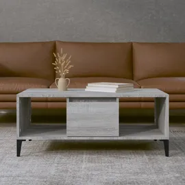 furnicato Couchtisch Grau Sonoma 90 x 50 x 36,5 cm