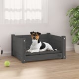 homiuse Hundebett Katzenbett Grau 55,5x45,5x28 cm Massivholz Kiefer Hundekorb Katzenkorb Hundebett Grosse Hundebett MittelgroßE Hundebetten Hundesofa Hundekorb Grosse Hunde Montageanleitung