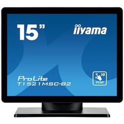 iiyama ProLite T1521MSC-B2 38cm (15") 10-Punkt Multitouch-Monitor XGA TN VGA