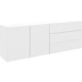 borchardt Möbel Sideboard Sophia 152 x 53 x 35 cm Weiß