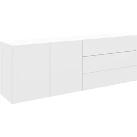 borchardt Möbel Sideboard Sophia 152 x 53 x 35 cm Weiß