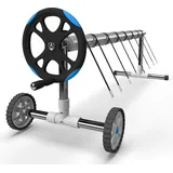 Arebos Aufrollvorrichtung silber 3-5,7 m