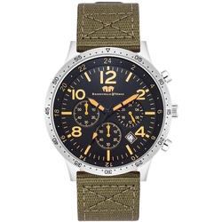Rhodenwald & Söhne Chronograph Flight Captain in Schwarz Nylon in Schwarz Herrenuhren   Herren 