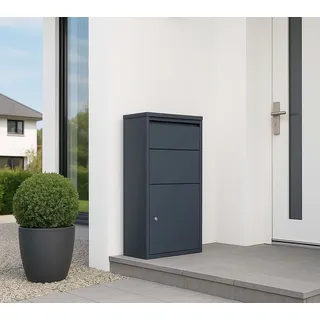 Westmann Pollux Briefkasten mit Paketbox freistehend Stahl in Anthrazit