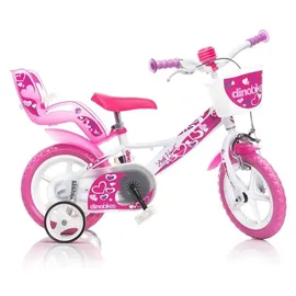 DINO BIKES Little Heart 12 Zoll pink/white