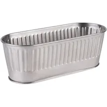APS Besteckbehälter / Korb 29,5 x 12 cm, H: 10 cm, 18/0 Edelstahl, matt poliert
