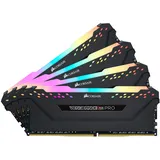 Corsair Vengeance RGB PRO schwarz DIMM Kit 32GB, DDR4-3200, CL16-18-18-36 (CMW32GX4M4C3200C16)