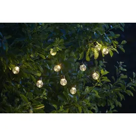 StarTrading LED Lichterkette Solar 180 cm klar warmweiß