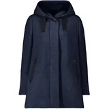 GIL BRET Wolljacke mit Kapuze in Moonlight Blue Melange | Gr.: 46