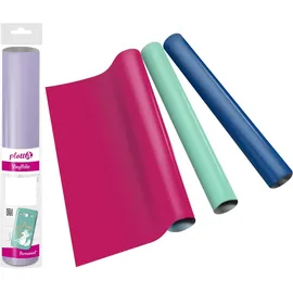 plottiX Permanente Vinylfolie 31,5cm x 1m türkis