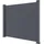 casanoov Sichtschutzzaun 190 x 170 cm Grau/Aluminium