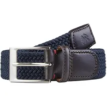 Lerros Gürtel Herren Leder/Polyester/Elasthan Blau 100