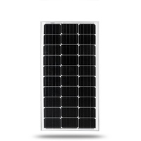 Solarmodule Monokristallin Solarpanel Solarzelle Photovoltaik Solar PV Mono (100W)