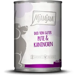 MjAMjAM - DUO für Hund 400g MjAMjAM Hund 6x400g Duo Pute und Kaninchen