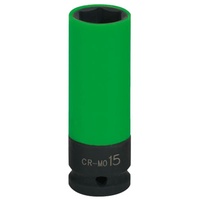 KS Tools 1/2" Alu-Felgen Kraft-Stecknuss robust, lang, 15mm