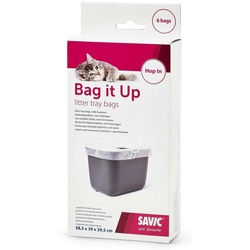 Savic Katzentoilette BAG IT UP Beutel, für Katzentoilette HOP IN und ähnliche Katzentoiletten weiß