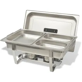 vidaXL Chafing Dish Set 4-tlg. Edelstahl