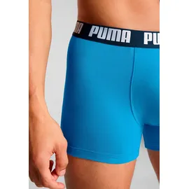 Puma Boxershorts Men Everyday BASIC Boxer 2er Pack, Farbe:Speed Blue, Bekleidungsgröße:XXL - XXL