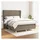 vidaXL Boxspringbett 140 x 200 cm Taupe