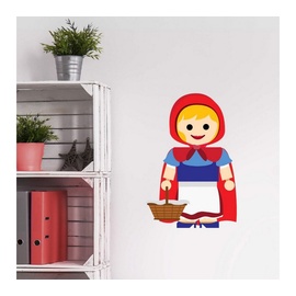 wall-art Wandtattoo »Spielfigur Rotkäppchen«, (1 St.), selbstklebend, entfernbar, bunt