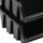 Prosperplast Lagercontainer Kunststoff - schwarz