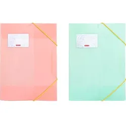 BRUNNEN Sammelmappen Colours of Summer DIN A4 farbsortiert