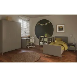 yuny by paidi Sideboard YUNY BY PAIDI "BROTHER STU mit 6 offenen Fächern", grau (taupe), B:123,4cm H:83,7cm T:38cm, Holzwerkstoff, Sideboards, Sideboard, stabiles und langlebiges Regal, geprüfte Qualität