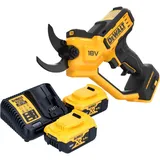 DeWalt DCMPP 568 P2 Akku Astschere 18 V 38 mm + 2x Akku 5,0 Ah + Ladegerät