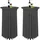 luxuskollektion Stehtischhusse Stretch Spandex Grau 80-85cm 80 x 110 cm