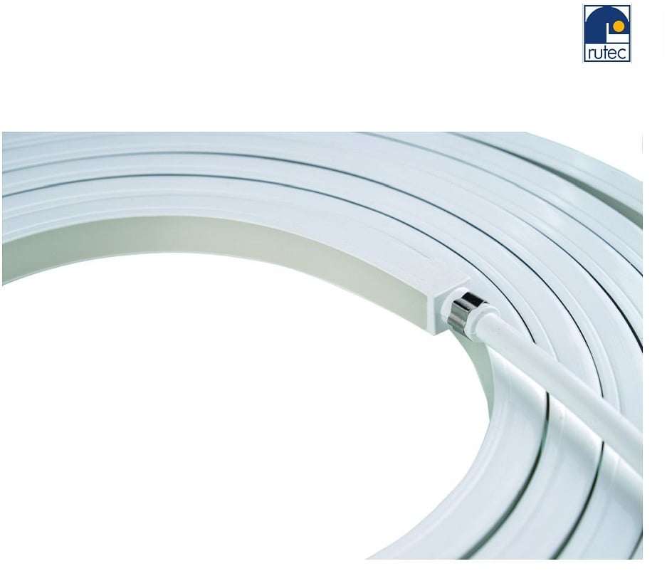 Rutec Vergossener LED Strip VARDAFLEX OSMIUM PIKO TVQ, 24V, 13W/m, IP65, 3000K, 5 Meter Rolle RU-79625