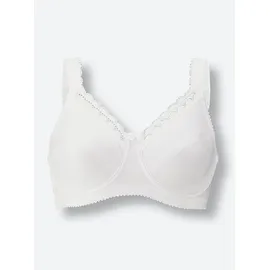 MISS MARY OF SWEDEN Miss Mary Cotton Comfort Underwired Bra BH weiß, B, 100, Damen,