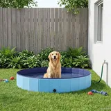 Hundepool Blau Ø300 x 38 cm Dicker PVC - Blau