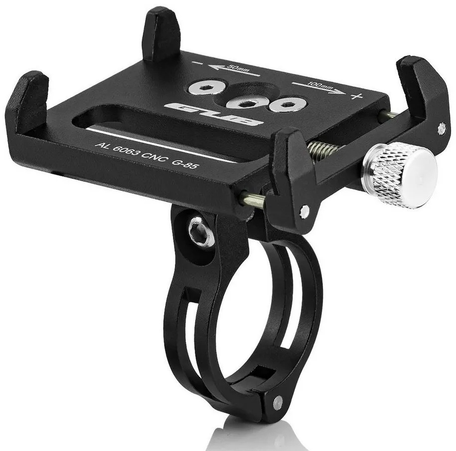 MidGard GUB Fahrrad Handyhalterung Fahrradhalterung für Scooter E-Bike Roller Smartphone-Halterung schwarz