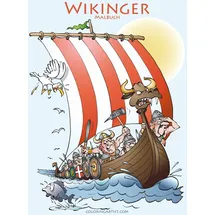 CreateSpace Wikinger-Malbuch 1 1 St.