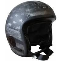 Bores Gensler Kult Jethelm, schwarz-weiss-silber, Größe 2XS S für