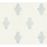 Architects Paper A.S. Création Vliestapete Luxury wallpaper, 319461, Barock, 0.53 x 10.05 m, Weiß