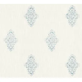 Architects Paper A.S. Création Vliestapete Luxury wallpaper, 319461, Barock, 0.53 x 10.05 m, Weiß