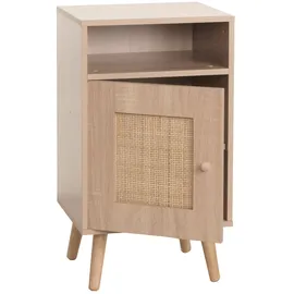 Mendler Nachtschrank HWC-M39 71 x 40 x 41 cm Braun