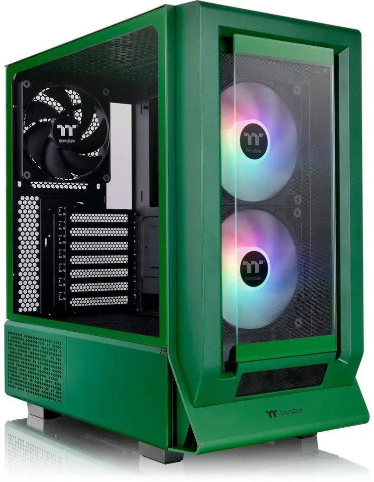 Thermaltake PC-Gehäuse Thermaltake Ceres 350 MX, Tower-Gehäuse grün