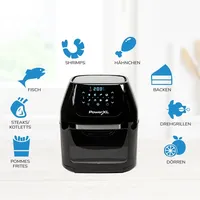 PowerXL Air Fryer Multi-Function – Heißluftfritteuse, Dörrautomat & Drehgrill