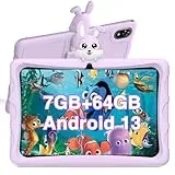 DOOGEE U9 Kid Kinder Tablet, 10 Zoll HD Augenschutz, 7GB+64GB/TF 1TB Quad-Core, 5060mAh, WiFi 6, Dual-Kamera, Kinder-Tablet mit Schutzhülle