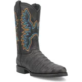 Dingo Trailboss Schwarz Krokodil Aufdruck Rund Western Cowboy Stiefel (US Größe)