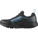 Gore-Tex Wasserdichte Herren Trailrunning- und Wanderschuhe, Outdoor-bereit, Komfort durch Dämpfung, Sicherer Fußhalt, Black, 44 2/3