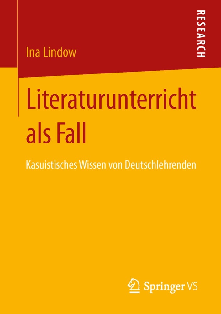 Literaturunterricht Als Fall - Ina Lindow  Kartoniert (TB)